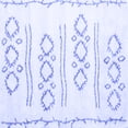 thumbnail image 1 of Ahgly Company Machine Washable Indoor Square Solid Blue Modern Area Rugs, 5' Square, 1 of 4