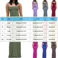 thumbnail image 3 of Yghzkop Women Sexy Camisole Dress Sleeveless Bodycon Slip Maxi Long Dress Solid Color Strapless formal Evening Party Night Out Clubwear, 3 of 7
