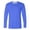 #A1 Blue, variant on CYiJun Men's Long Sleeve Cotton Base Tee Crew Neck Oversize Tops Casual Loose T Shirts