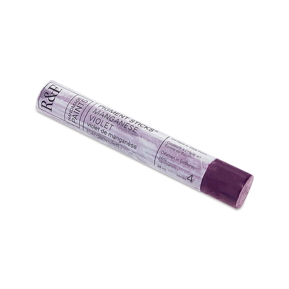 R&F Handmade Paints Pigment Stick, 38ml, Manganese Violet