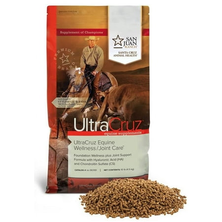 UPC: 0810500021616 | UltraCruz Equine Wellness/Joint Supplement for Horses 10 lb  Pellet (28 Day Supply)