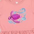 thumbnail image 4 of Inktastic Cute Pink Sea Turtle Girls Toddler Dress, 4 of 5