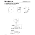thumbnail image 2 of Kingston Brass DLT5301ANB Trimscape Zinc Alloy Lift and Turn Tub Drain Conversion Kit in Naples Bronze, 2 of 3