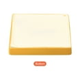 thumbnail image 4 of Unique Bargains Soucoupe Carrée en Céramique de 5 Pieds pour Pot de Fleurs, Jaune 2 Pcs, 4 of 5