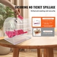 thumbnail image 4 of VEVOR Acrylic Raffle Drum, Professional Raffle Ticket Spinner Cage with 2 Buttons, Transparent Raffle Spinner Drawer, Holds 10,000 Raffle Tickets or 300 Raffle Balls, 4 of 9