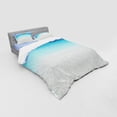 thumbnail image 3 of Ambesonne Beach Bedding Set 3 Pcs, Carribean Ocean Island, Twin XL, Cream Turquoise, 3 of 3