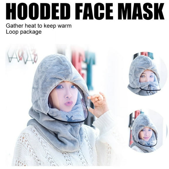 EIMELI No Fog Clear Face Mask Transparent Plastic Reusable Visible Mouth Nose Wire Adjustable Adult