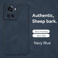 thumbnail image 1 of One Plus Ace 5G PGKM10 Case Silicone Shockproof Leather Phone Case For OnePlus Ace Oneplus 10R 5G 6.7" Camera Protect Back Cover Navy Blue For OnePlus 10R, 1 of 6