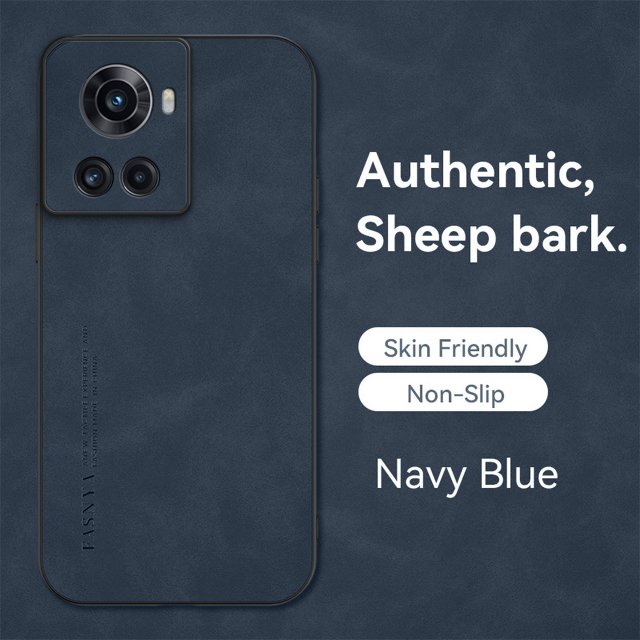 One Plus Ace 5G PGKM10 Case Silicone Shockproof Leather Phone Case For OnePlus Ace Oneplus 10R 5G 6.7" Camera Protect Back Cover Navy Blue For OnePlus ACE 5G