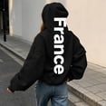 thumbnail image 2 of BOOMNY Women's Long Sleeve Hoodies Letter Graphic Pullover Hoodie for Women Trendy Casual Fall Winter Hooded Sweatshirts With Pocket, 2 of 5
