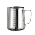 thumbnail image 4 of KMSS 1pcs Milk Frothing Pitcher Stainless Steel Milk/Coffee/Cappuccino/Latte Art Barista Steam Pitchers Milk Jug Cup (12/20/33oz), 4 of 7