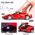 thumbnail image 5 of Modelo de coche Ferrari a escala 1:32 con sonido y luz para niños, 5 of 5