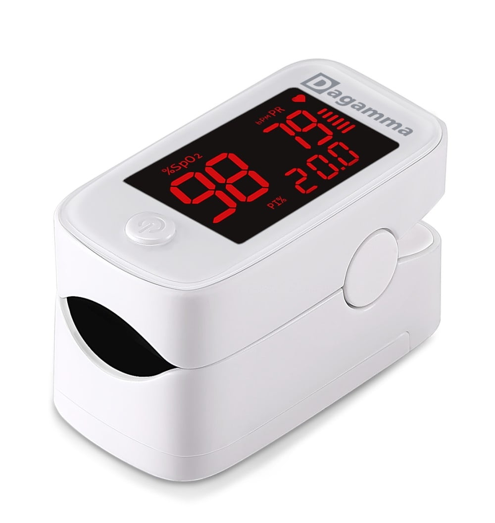Finger Pulse Oximeter DP200 in White The Authentic Pulse Oximeter by