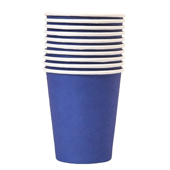 Koadzawe 10 Pieces 9 Ounce Disposable Paper Cups Cups Drinking Cups For Diy And Holiday 15Colors Big Cup (Bu2, One Size)