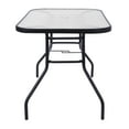 thumbnail image 5 of Flash Furniture 5 Piece Commercial Grade Patio Dining Set with Tempered Glass Brown, 5 of 12