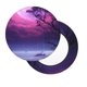 thumbnail image 2 of Disketp Purple Moon Tree Night Sky Funda Redonda para Taburete, Funda de Cojín para Silla de Bar Suave y Elástica-13 inch, 2 of 7