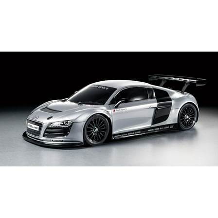Tamiya TAM58749 1- 10 Scale Audi R8 LMS 2008 TT-02 Race Car