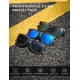 thumbnail image 2 of Gafas de sol KALIYADI Polarized UV400 Classic Matte Black, paquete de 3, 2 of 6