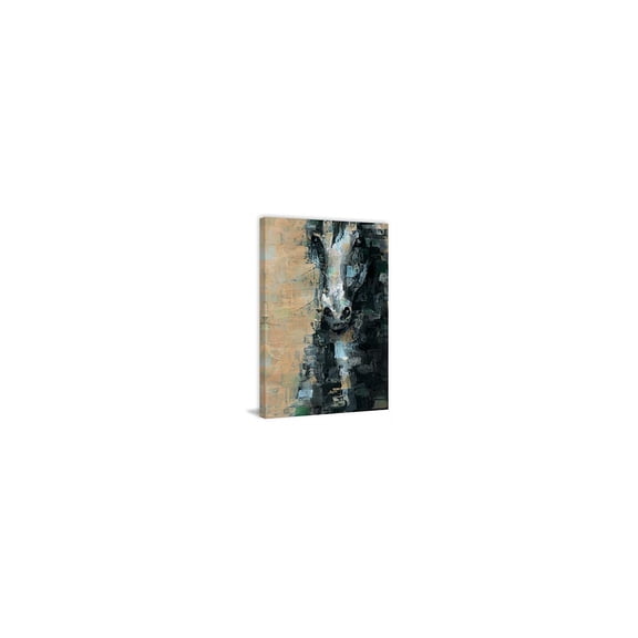 Black Vision Painting Print on Wrapped Canvas