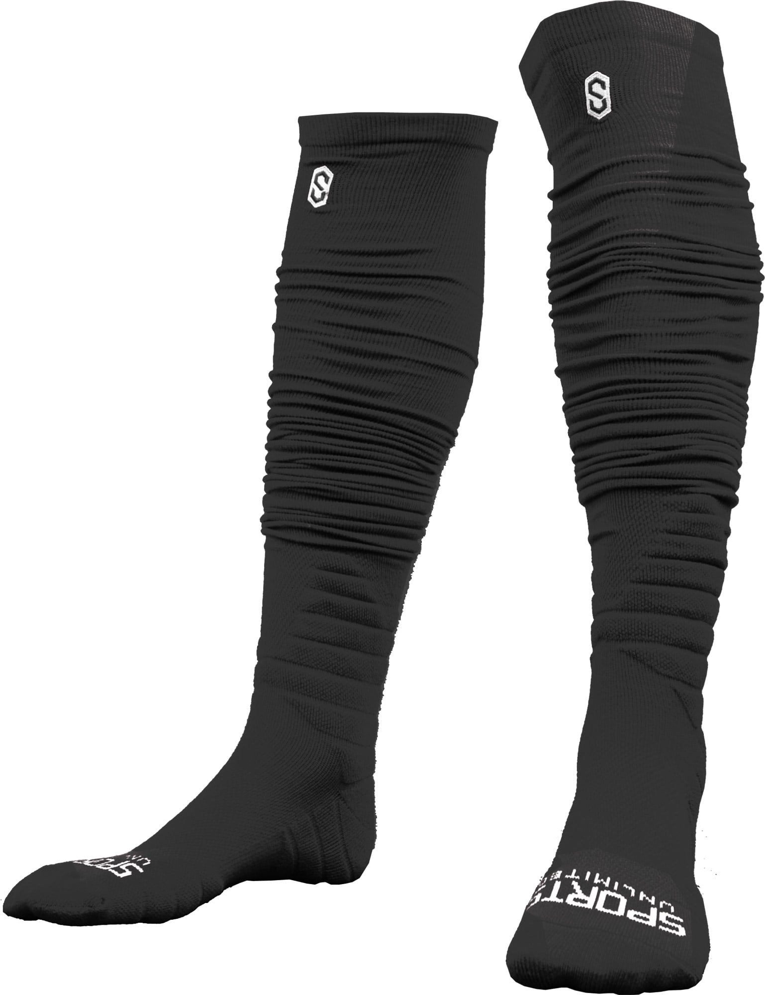 Sports Unlimited Gameday Drip Scrunch Football Socks, Sold as a Pair