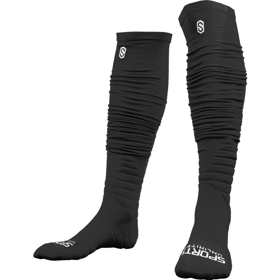 Sports Unlimited Gameday Drip Scrunch Football Socks, Sold as a Pair