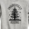 thumbnail image 3 of The Nightmare Before Christmas - Frightfully Festive - Toddler And Youth Crewneck Fleece Sweatshirt, 3 of 5