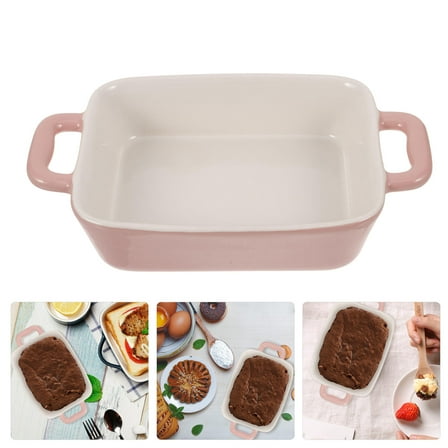 OFFIGAM Casserole Dishes For Oven Pink 1Set
