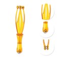 thumbnail image 3 of Unique Bargains 1 Pc Portable Roller Finger Massager Clear Orange, 3 of 6