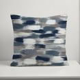 thumbnail image 5 of Creative Products Blue Brushstroke Pattern 18x18 Indoor / Outdoor Pillow, 5 of 9
