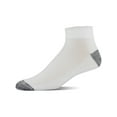 thumbnail image 3 of Gildan Adult Men's Half Cushion Terry Foot Bed Low Cut Casual Socks, OS One Size, 12-Pack, 3 of 4