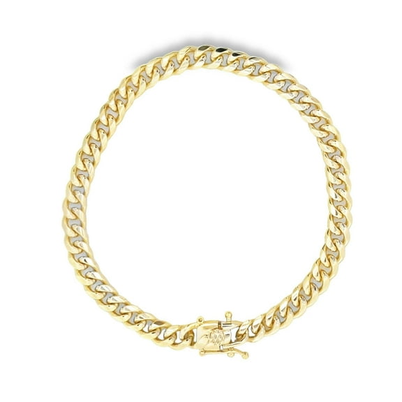 Thick Miami Cuban Link 7mm Chain Anklet (E85)