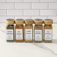 thumbnail image 4 of Cateissary Glass Spice Jar with Lid Empty Seasoning Bottle Cooking Pepper Storage Picnic Barbecue Condiment Restaurant Square Salt Type2 NO2, 4 of 6