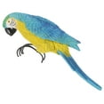 thumbnail image 5 of DEEPCRAFF Parrot Model Resin Blue 1Pcs 8.3x3.1x2.8in Balcony Decoration, 5 of 8