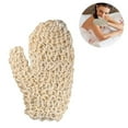 thumbnail image 1 of Guante de baño de sisal tejido a mano, guantes de fregado naturales, toalla de baño exfoliante por todo el cuerpo, 1 of 5