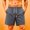 Dark Gray, variant on WIZUTIZ Men's Athletic Shorts Summer Cool Feel Elastic Waist Wide Leg Sports Five-Point Bottoms Twill Breathable Drawstring Relaxed Fit for Casual Outdoor Daily Wear Mens Fashion