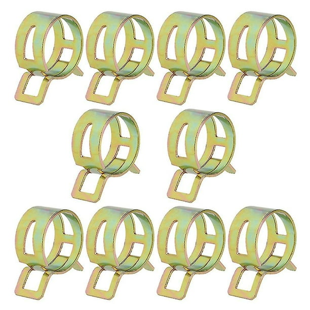 10pcs 522mm Spring Clip Fuel Line Hose Water Pipe Tube Clamps Fastener