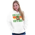 thumbnail image 3 of Woodsy Owl Keep it Clean and Green Unisex Plus Size Hoodie Brisco Brands 2X, 3 of 5