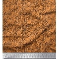 thumbnail image 1 of Soimoi Cotton Cambric Fabric Leopard Animal Skin Print Fabric by The Yard 56 Inch Wide, 1 of 3