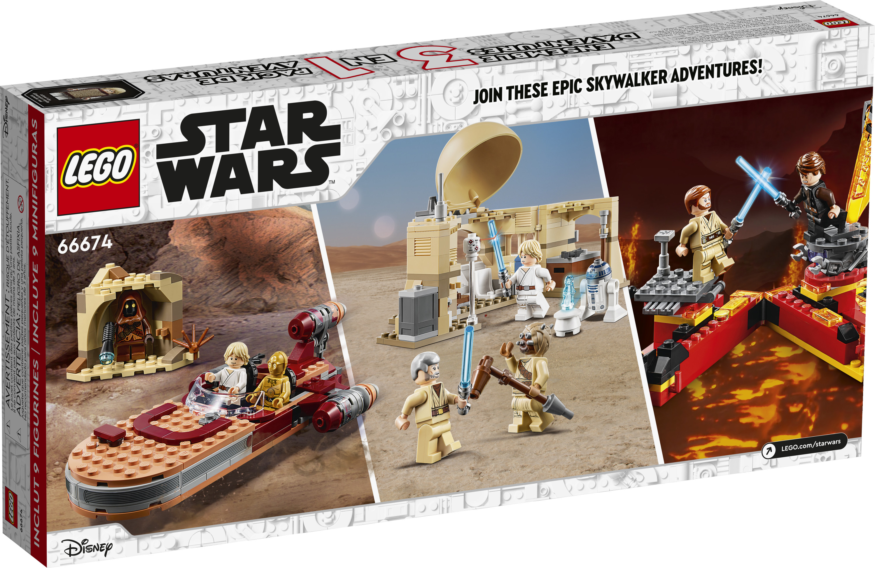LEGO Star Wars Skywalker Adventures 66674 Building Set (644 Pieces) - image 3 of 3
