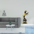 thumbnail image 2 of Estatua de mono, figura budista, estatua de caballo, escultura de resina, piedra arenisca en miniatura, adecuada para regalar, decoración del hogar, e, 2 of 8