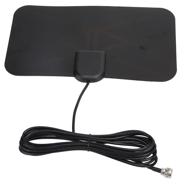 Tv Antenna Indoor High Definition Digital Antenna High Gain TV Antenna Small Grid Pattern Black