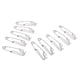 thumbnail image 5 of 5 ~ 10 piezas de pinzas de pesca con broches de presión para línea larga, pasadores de pesca de acero inoxidable M - 10pcs, 5 of 9