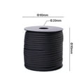 thumbnail image 3 of GOGHOST 550lbs 4mm 7-Core 3-Strand Paracord Rope 160ft, Survival & Camping, Mil-Spec Nylon Black, 3 of 10