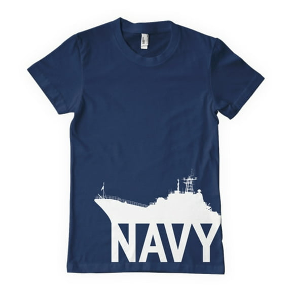 Navy Ship Men's T-shirt Navy - Medium