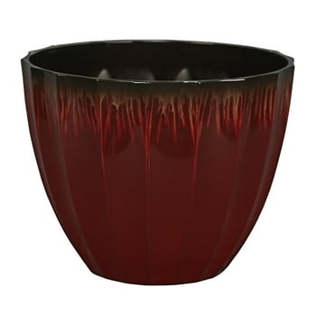 Better Homes & Gardens Andora Red Color Resin er, 15.9in x 15.9in x 12.6in
