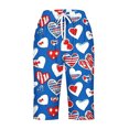 thumbnail image 5 of 2025 Clearance Items under $5.00 LEBONYARD Womens Shorts Clearance,Women Shorts Casual Pants Straight Leg Drawstring Elastic Waist Loose Comfy Pants with Pockets Blue S, 5 of 5