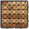 thumbnail image 5 of vidaXL Decking Tiles 30 pcs 30x30 cm Solid Wood Teak Vertical Pattern, 5 of 5