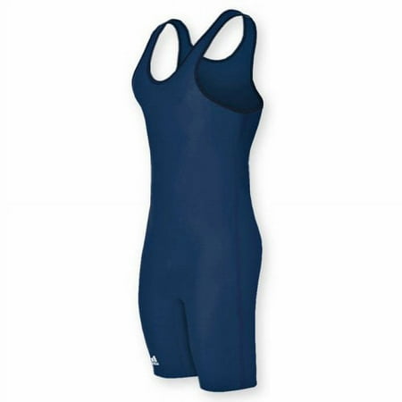 UPC: 0818423012230 | Adidas aS101s Lycra Solid Wrestling Singlet  Adult  Navy  3X-Large