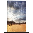 thumbnail image 2 of Namib Desert under Cloudy Sky - Oversized Landscape Canvas Art, 2 of 3