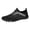 Black, variant on Water Shoes for Women Men Lightweight Quick Drying Barefoot Slip On Sneakers Non Slip Work Shoes for Beach Hiking Boating River White Size 6